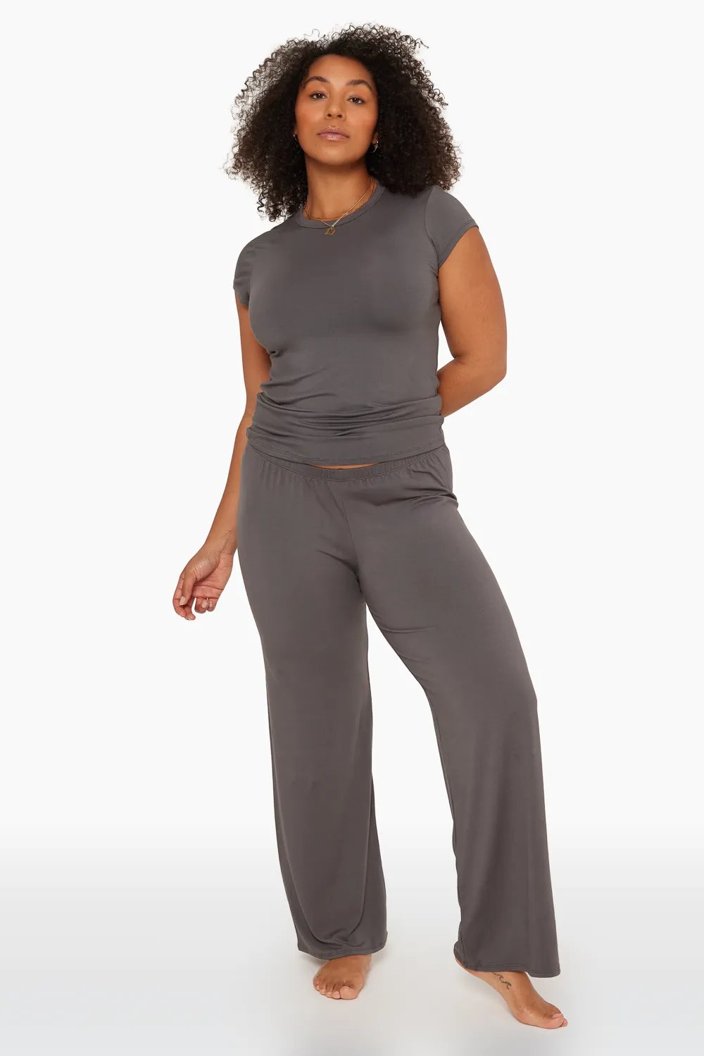 SLEEP JERSEY CLASSIC SLEEP PANTS - GRAPHITE