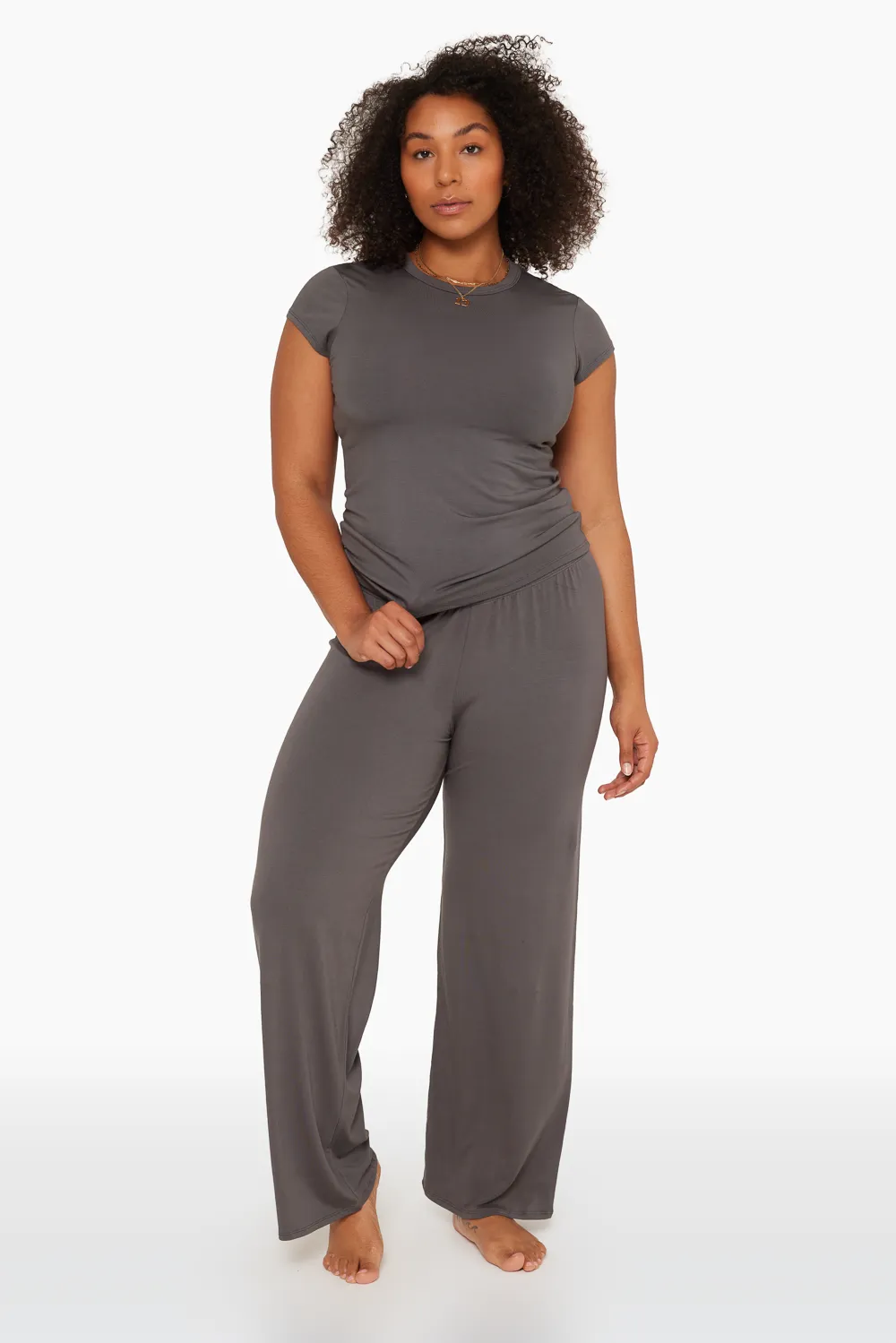 SLEEP JERSEY CLASSIC SLEEP PANTS - GRAPHITE