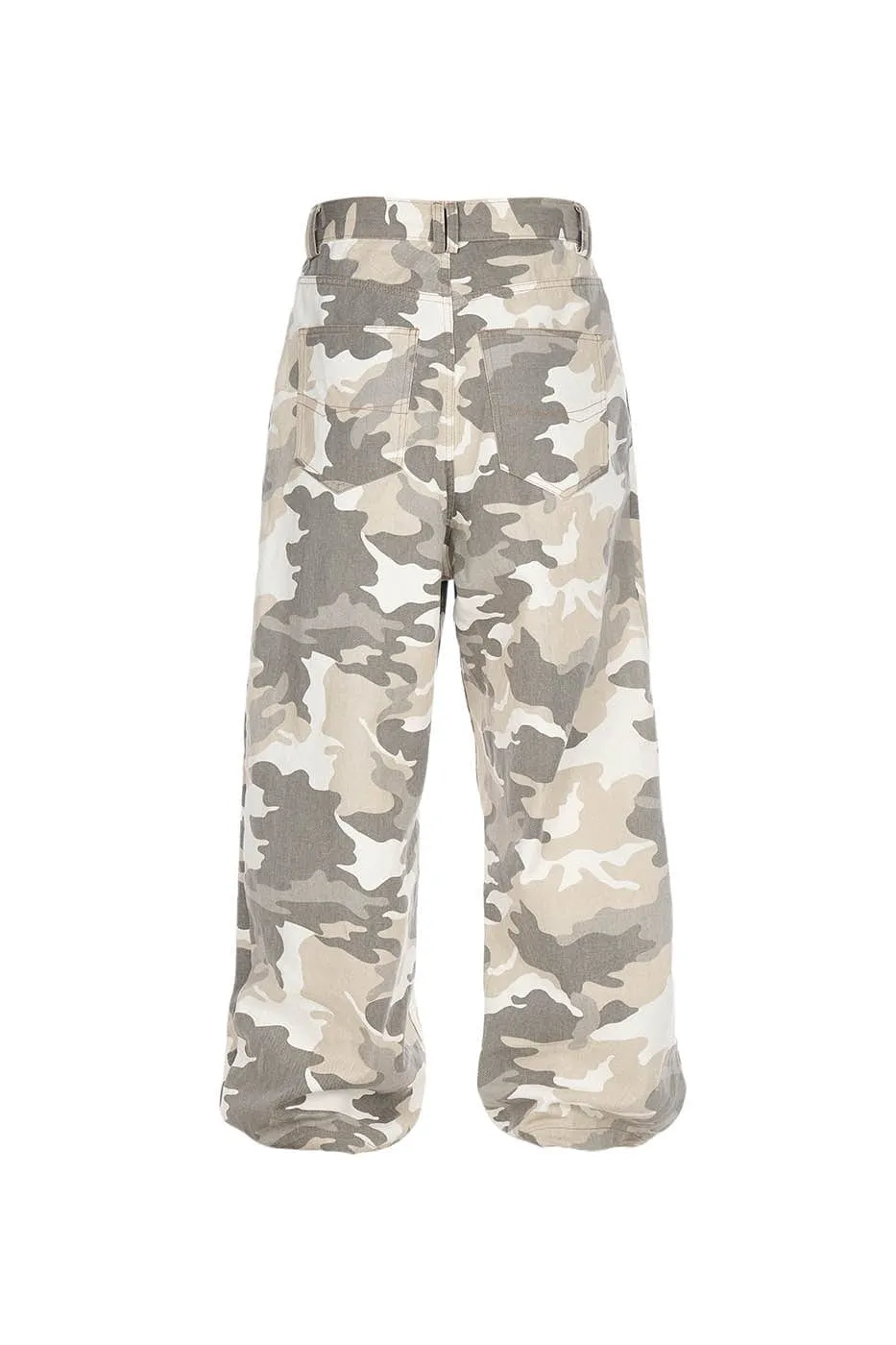 Snow Camo Baggy Pants