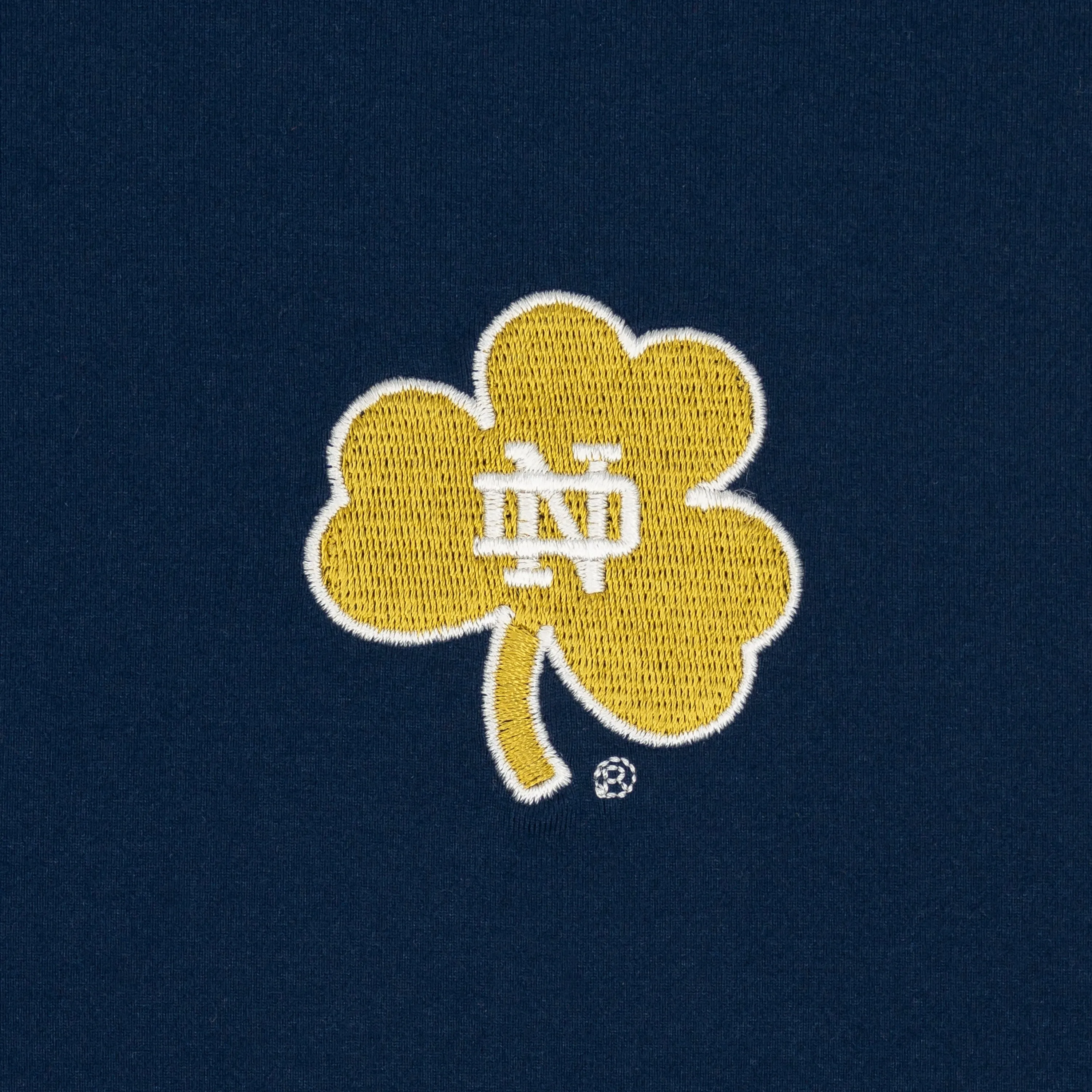 Solid Collegiate Q-Zip - Notre Dame | Solid - Indigo Blue - Notre Dame - 1