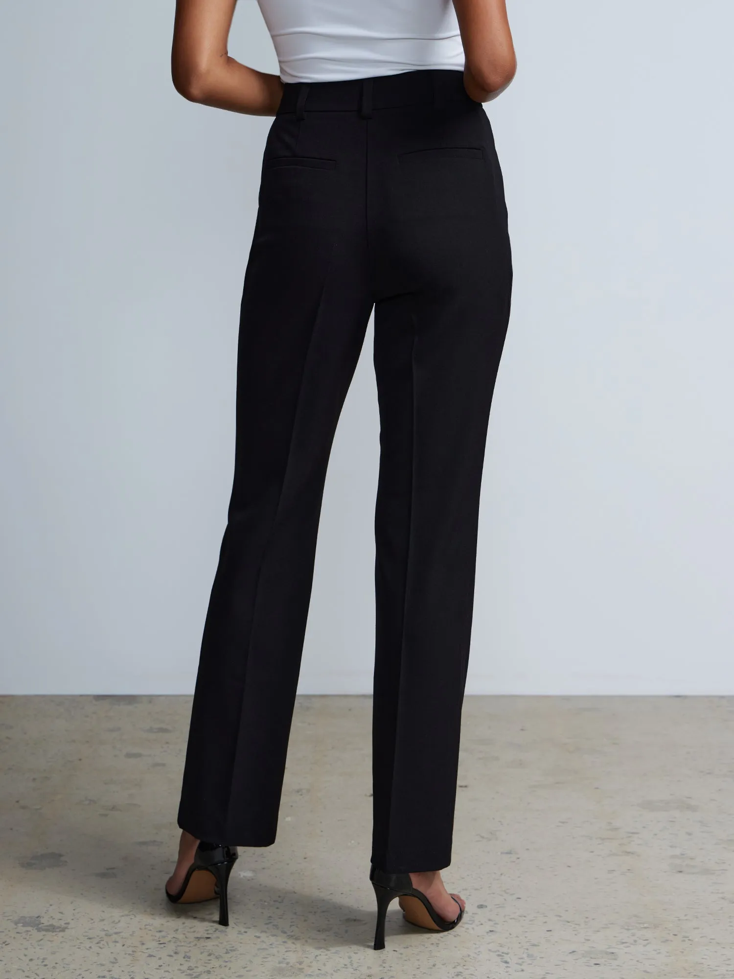 Tailored Straight Leg Pants