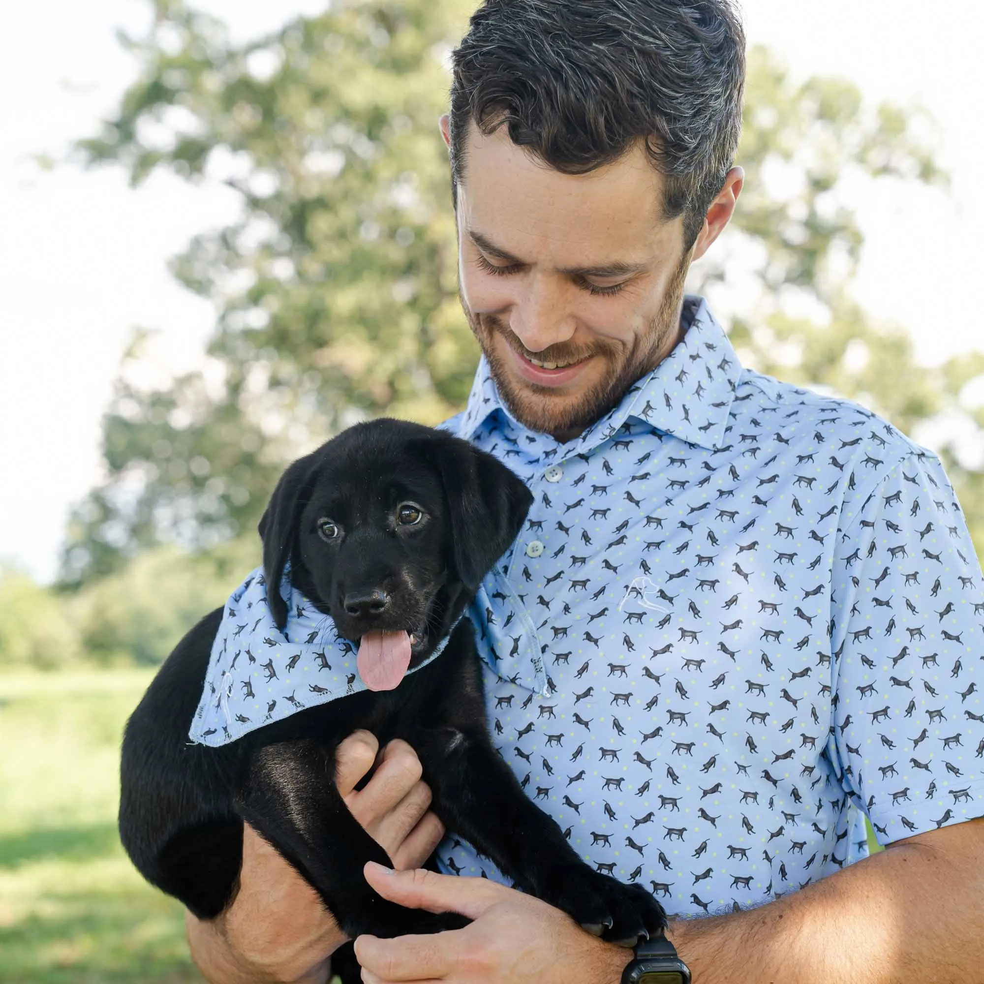 The Lab | Performance Polo | The Lab - Pale Blue