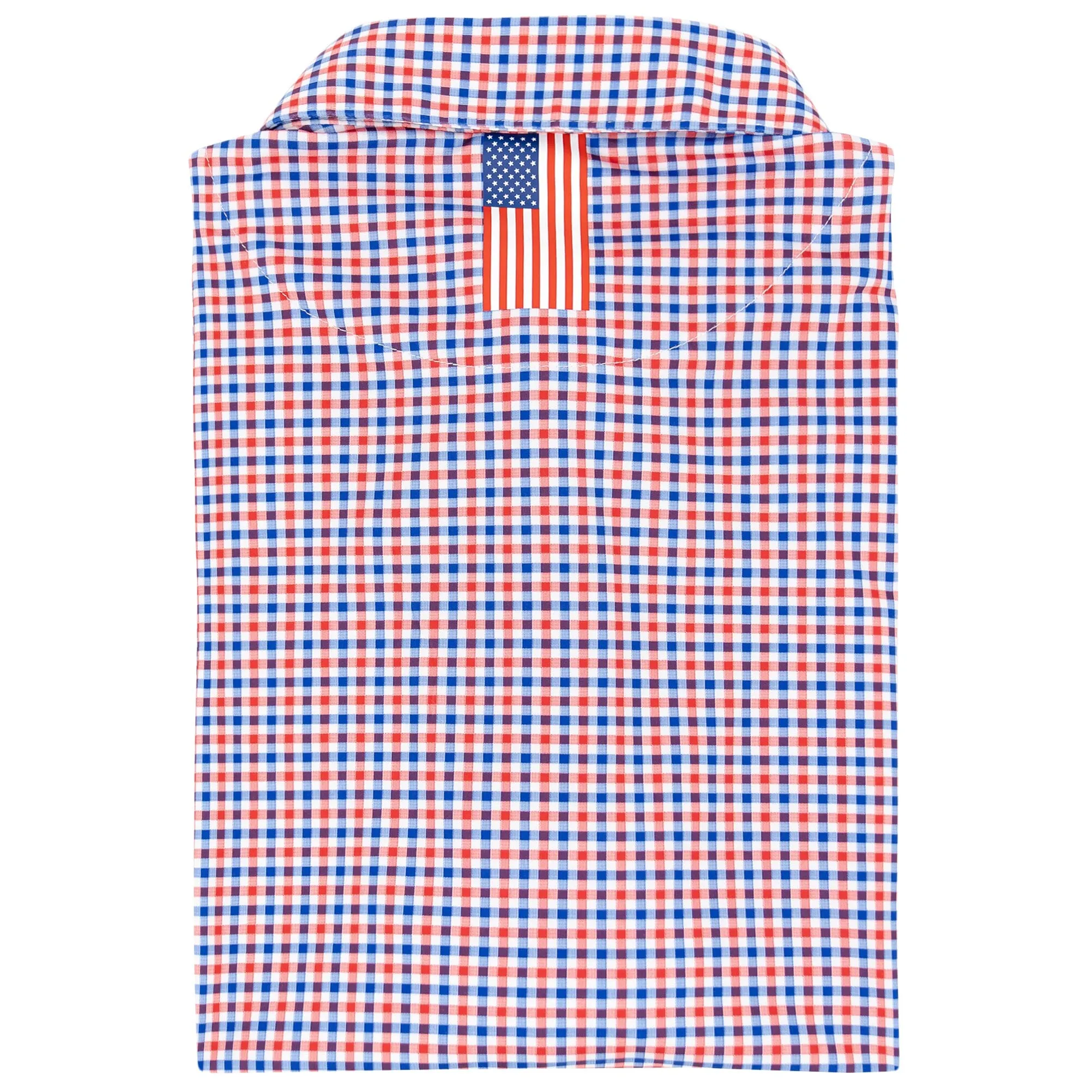 The Patriot | Performance Polo | The Patriot - Classic Red/Ocean Blue/White - USA