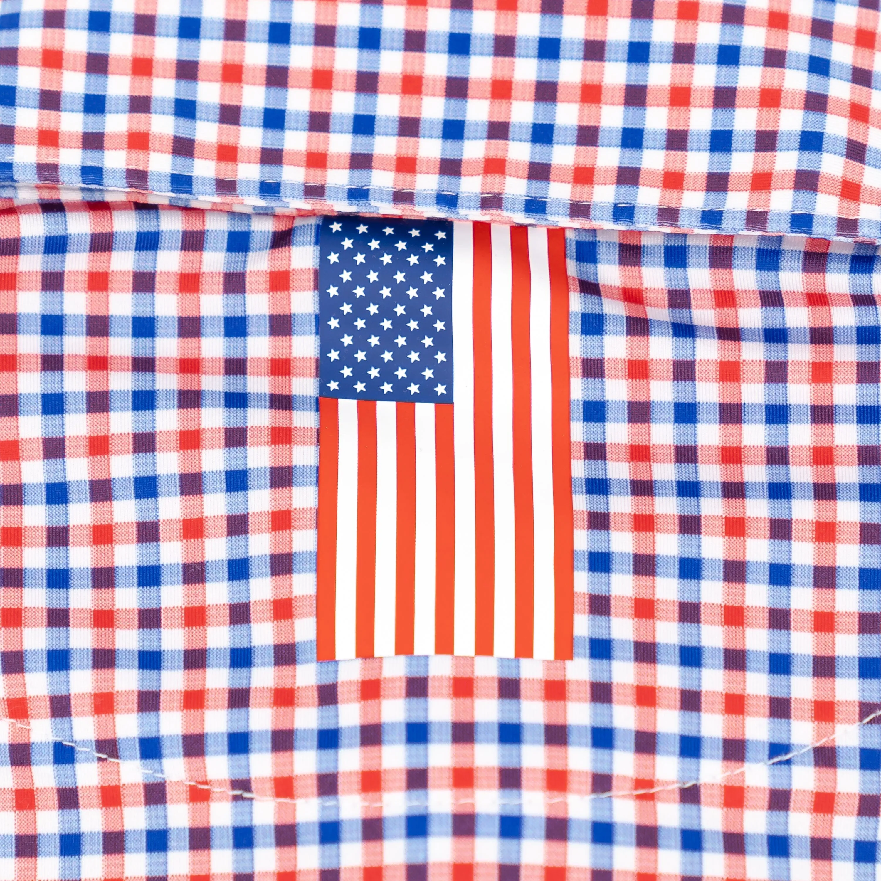 The Patriot | Performance Polo | The Patriot - Classic Red/Ocean Blue/White - USA