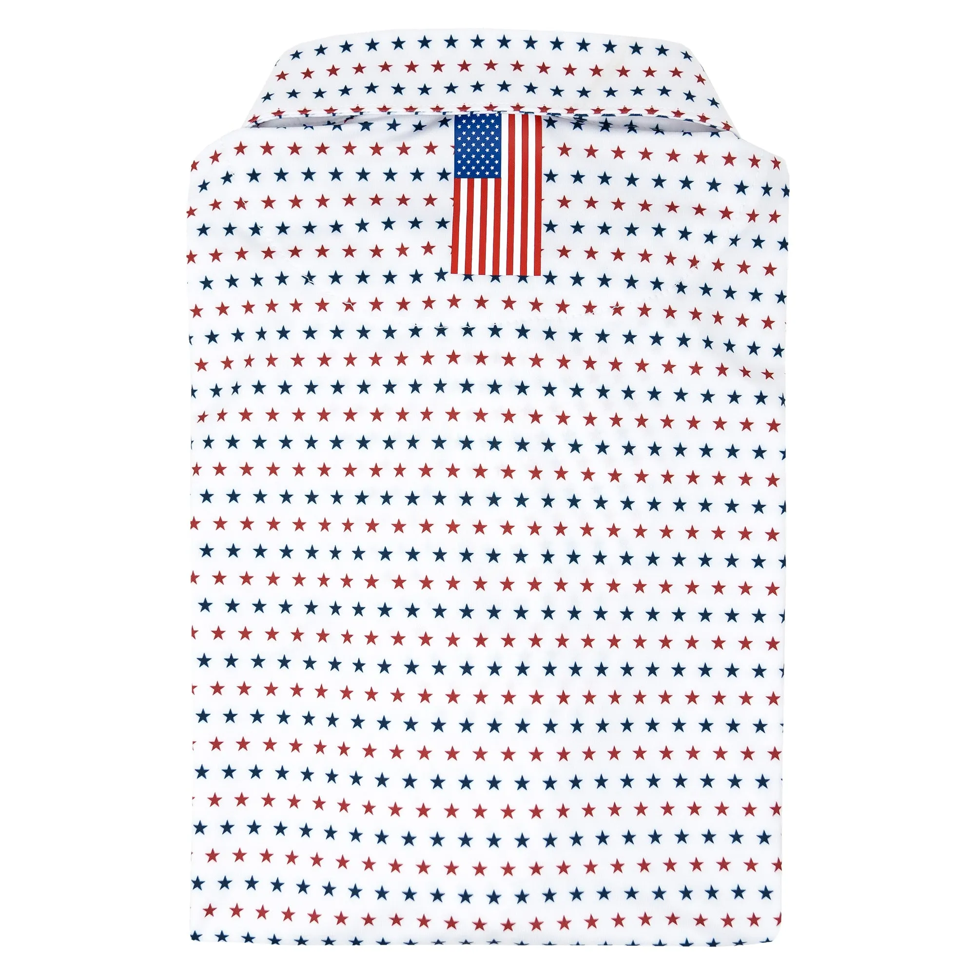 The States | Performance Polo | The States - White/Classic Red - USA