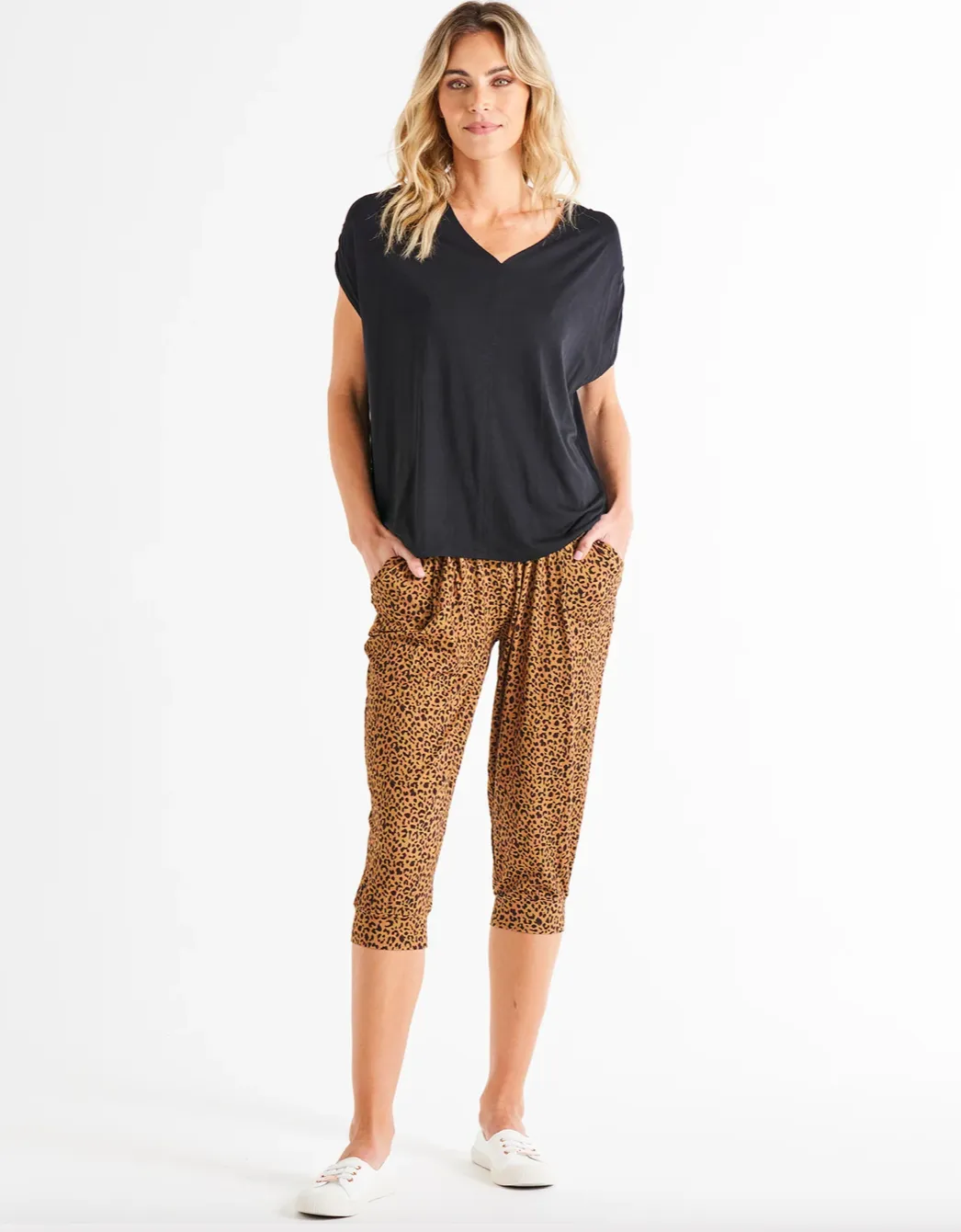 Tokyo 3/4 Pant by Betty Basics - Wild