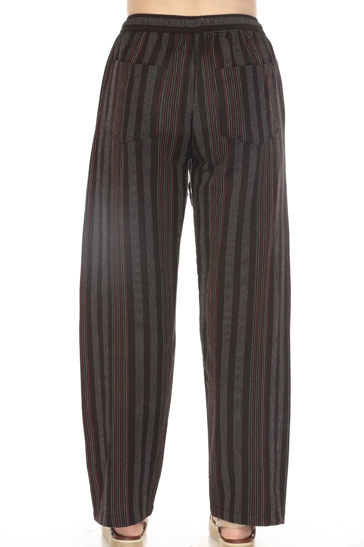 Unisex Stripe Comfy Lounge Pant with Elastic Waist