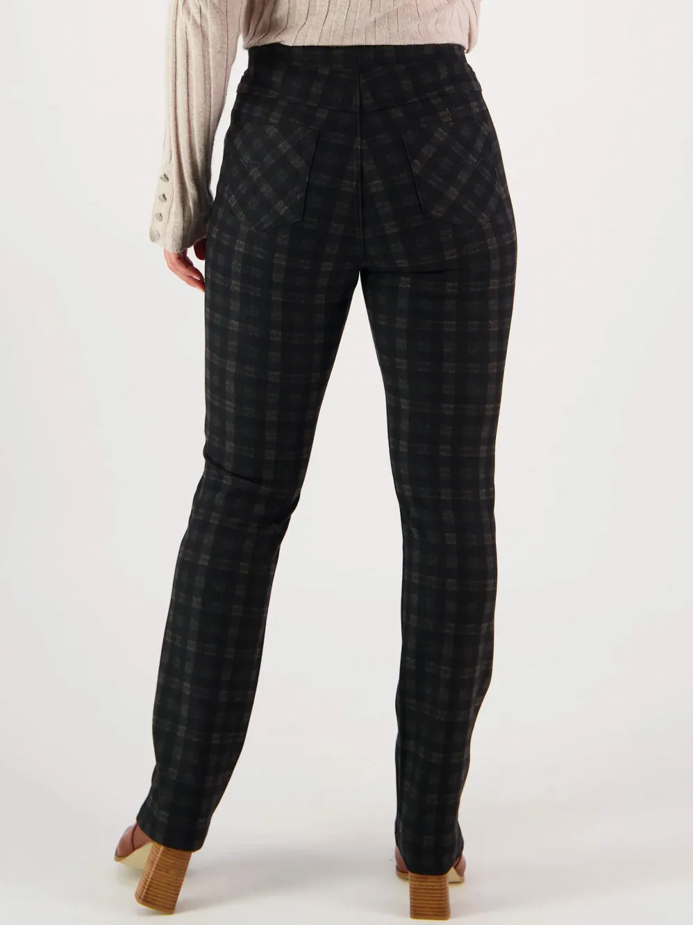 VASSALLI SLIM PRINTED PULL ON PANT