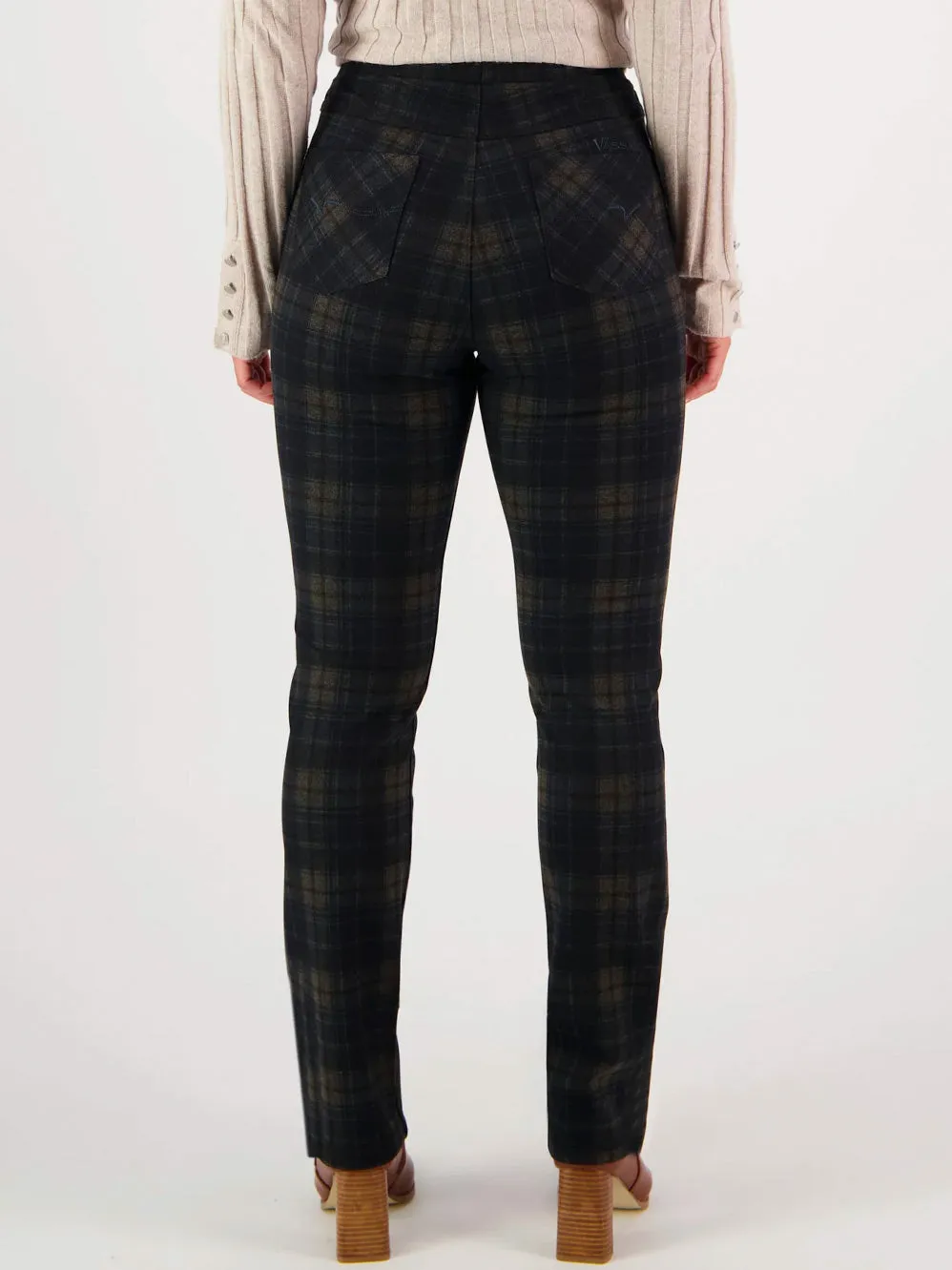 VASSALLI SLIM PRINTED PULL ON PANT