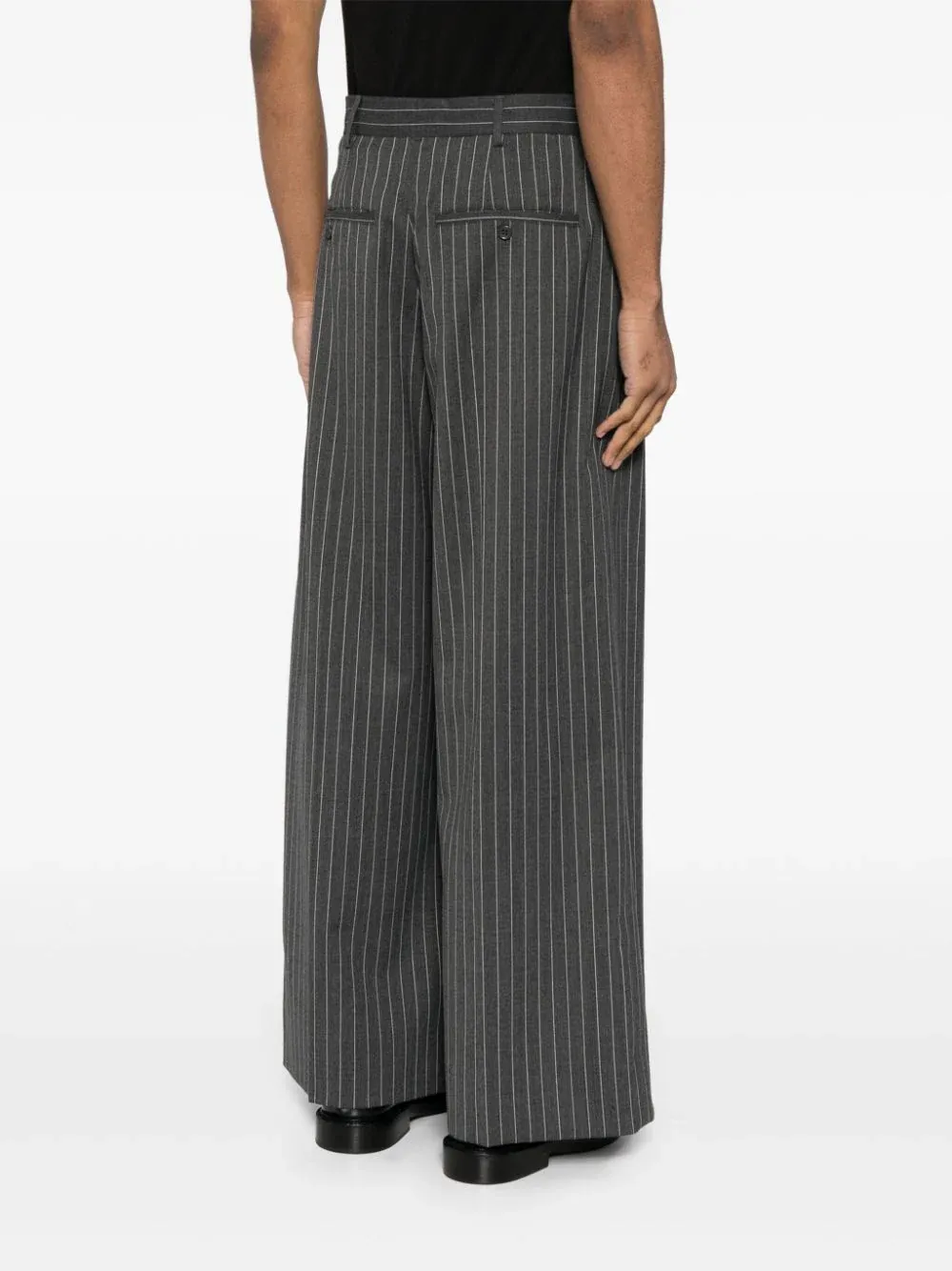 Wide Leg Trousers Pinstripe