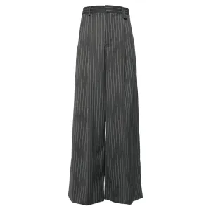 Wide Leg Trousers Pinstripe