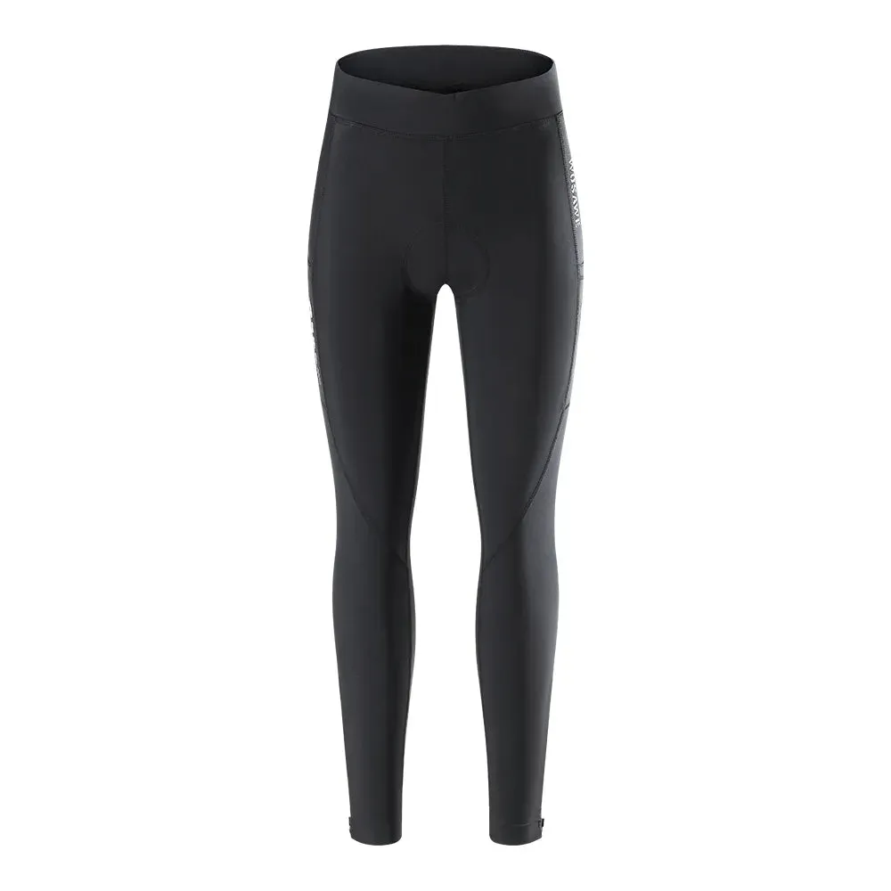 Women's Cycling Pants with skirt 3D Padded Breathable Reflective MTB Biking Tights Bicycle Long Leggings Sports Trousers