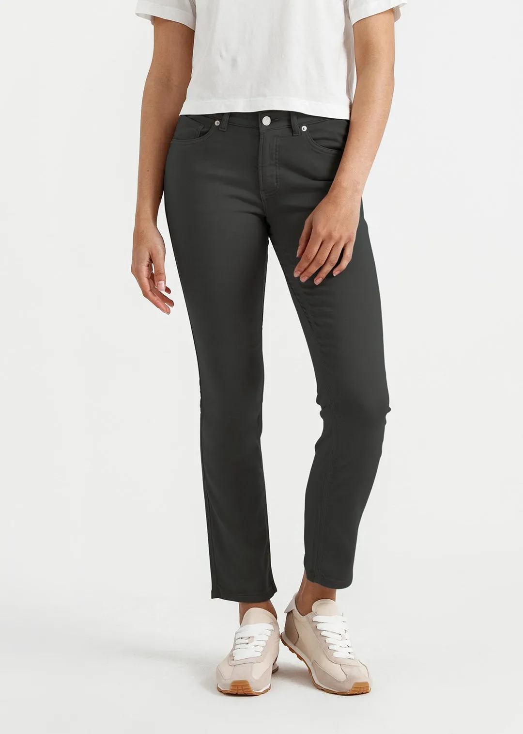 Women's No Sweat Slim Straight Pants