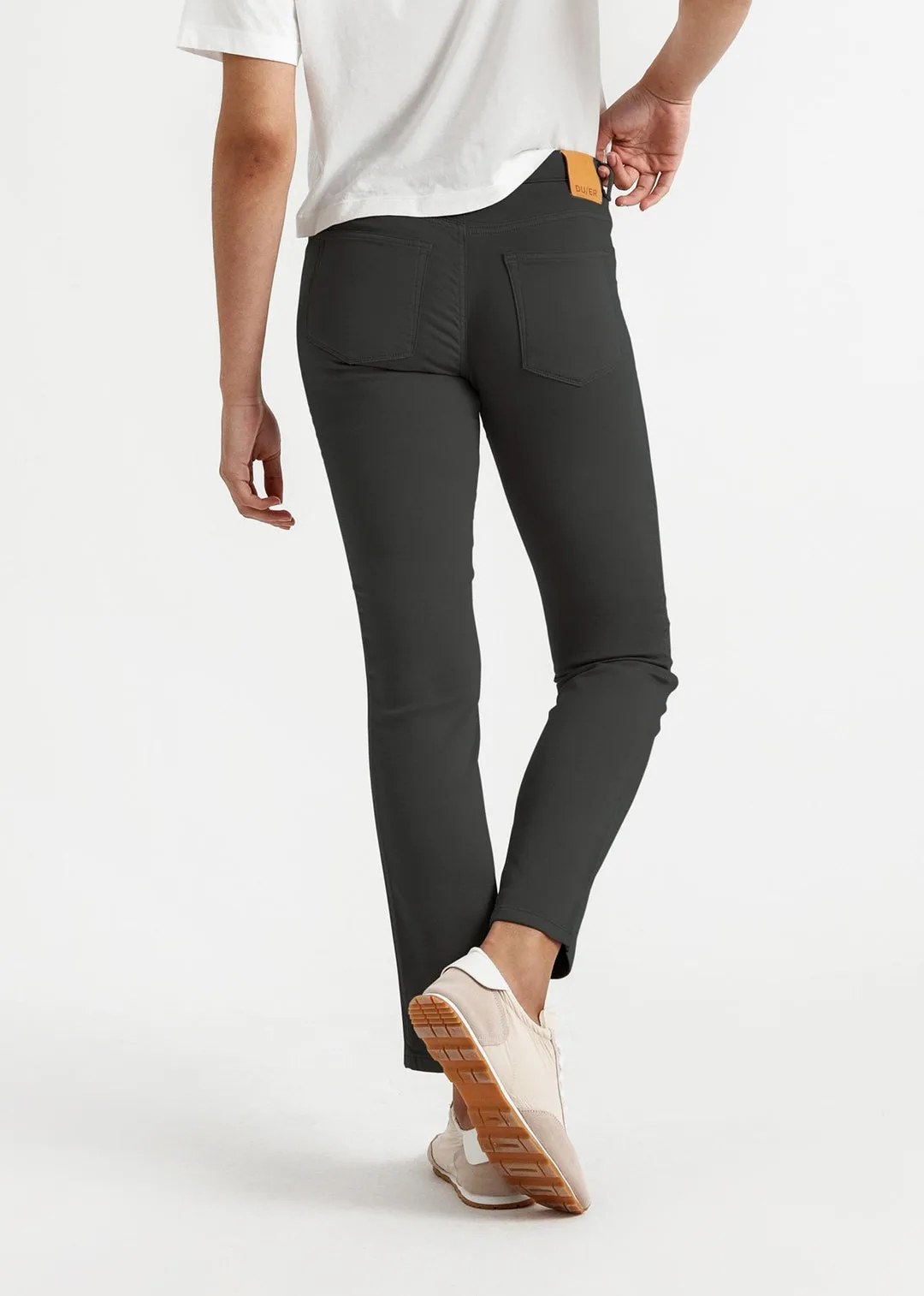 Women's No Sweat Slim Straight Pants